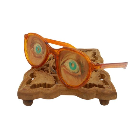 Antique Vari-Vue Novelty Eyeglasses Vintage Glasses Blinking Spectacles - Picture 3 of 5